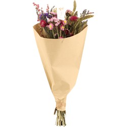 Hello Plants Droogboeket Field Bouquet Pink - Ø 25 cm - Hoogte: 60 cm - Droogbloemen