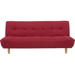 ALSTEN  - Slaapbank 3-zits - Rood - Polyester