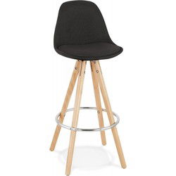 DANI design halfhoge snackkruk 41x41x87 cm Zwart