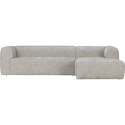 WOOOD Exclusive Bean Hoekbank Rechts - Stof - Naturel - 73x305x96