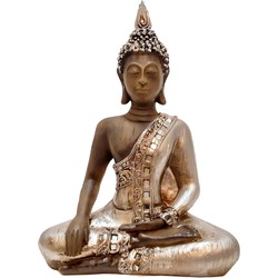 Boeddha Beeld Zit Verlichting van 35 cm  - Boeddhabeeld| GerichteKeuze