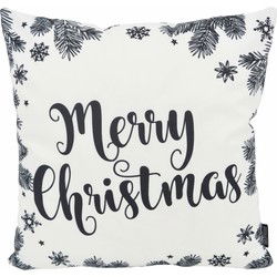 Sierkussen Black/White Christmas | 45 x 45 cm | Katoen/Polyester