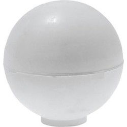 Deurstopper schroefbaar golf 35x35 wit