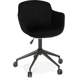 ROLLING bureaustoel 59x54x80 cm Zwart