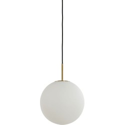Hanglamp Medina - Wit Glas - Ø25cm