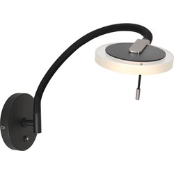 Steinhauer wandlamp Turound - zwart -  - 3377ZW