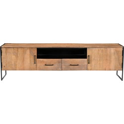 Livingfurn - Tv-meubel - Elin 180cm - Bruin