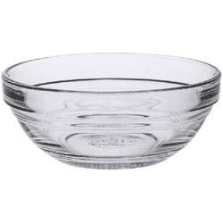 Duralex Kleine sausschaaltjes rond - glas - 6x stuks - Dia 9 x 4 cm - Serveerschalen