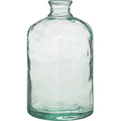 Atmosphera bloemenvaas Apotheker Fles model - transparant - glas - H32 x D18 cm - Vazen