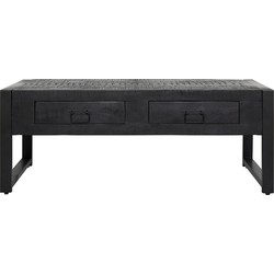 Starfurn Salontafel Boaz Black met 2 lades | 120 cm