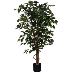 Mica Decorations Ficus Kunstplant - H150 x Ø85 cm - Groen