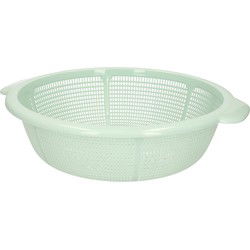 Plasticforte Vergiet - mintgroen - 31 x 9,5 cm - keukenvergiet - Vergieten