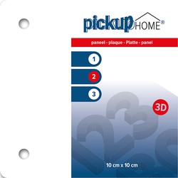 Deco 3d home plaat acryl 3 mm wit I - Pickup