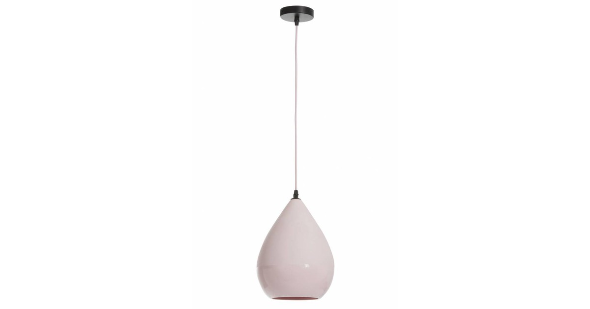 J-Line Hanglamp Porselein Peervormig - Roze