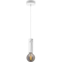 Home sweet home hanglamp Saga marmer Spiral g95 - smoke