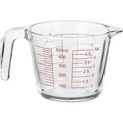 Alessandro Maatbeker - 500 ml - glas - litermaat - magnetronbestendig - Maatbekers