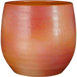 Mica Decorations Bloempot Porto - 28x28x28 cm - Terracotta - peach