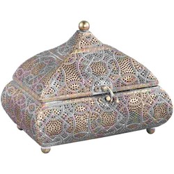 PTMD Indio Decoratief Object - 23 x 16 x 18 cm - Ijzer - Goud