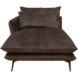 PTMD Flow Sofa chaise longue L Adroa Grey KD