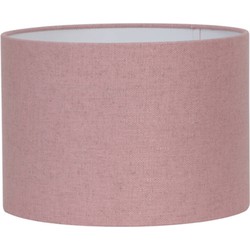 Light & Living - kap - Livigno - roze - textiel - Ø 25cm - E27 - 2225825