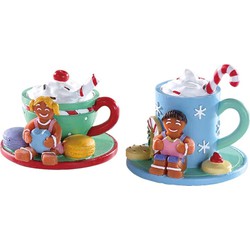 Cocoa and cookies set of 2