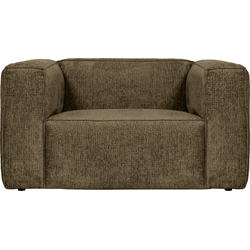 WOOOD Bean Fauteuil - Structure Velvet - Moss - 74x146x98