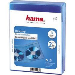 Hama BluRay Dubbelbox 3Pak Blauw