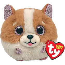 TY Beanie Balls Knuffel Hond Tanner 10 cm