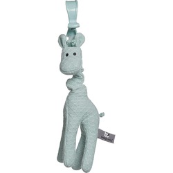 Baby's Only  Trilfiguur giraf - Autostoelspeeltje - Wagenhanger - Mint - Speelgoed voor onderweg