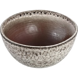 PTMD Schaal Elana - 50x50x25 cm - Keramiek - Wit