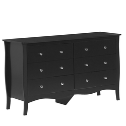 Beliani WINCHESTER - Commode-Zwart-MDF