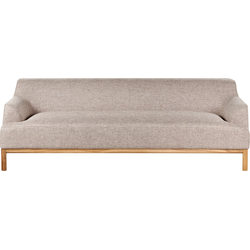 Beliani SOSJO - Driezitsbank-Bruin-Polyester