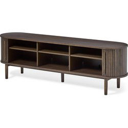 Tv-Meubel Donker Eikenhout - 180x40x55,6cm - Meta