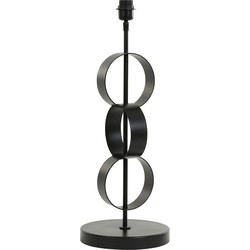 D - Light & Living - Lampvoet CIRCULUM - 25x25x60 - Zwart