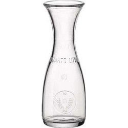 Pasabache water karaffen van 0.25 liter - 2x - glas - transparant - Sapkan - Karaffen
