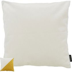 Velvet 2 Tone - Cream / Yellow | 45 x 45 cm | Kussenhoes | Polyester