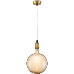 Home sweet home hanglamp Vintage Spiral g260 - Brons - amber