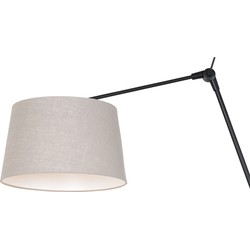 Steinhauer wandlamp Prestige chic - zwart -  - 8188ZW