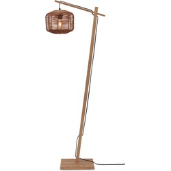 Vloerlamp Tanami - Bamboe/Rotan - 55x30x150cm