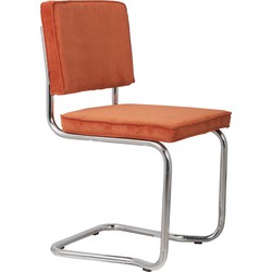 ZUIVER Chair Ridge Kink Rib Orange 19a