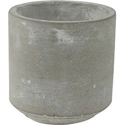 3 stuks - Bloempot Saar cement D8 H8