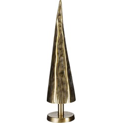 Mica Decorations Cezar Decoratie Kerstboom - H36 x Ø9 cm - Aluminium - Goud