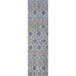 Safavieh Craft Art-Inspired Indoor Woven Area Rug, Valencia Collection, VAL106, in Lavender & Gold, 69 X 244 cm