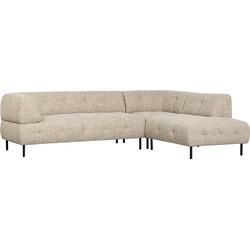 WOOOD Lloyd Hoekbank Rechts - Polyester - Naturel - 77x267x91/205