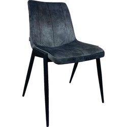 Oist Design Danilo dining chair - Vintage Velvet Antraciet