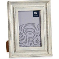 Giftdecor Fotolijstje - Foto van 10 x 15 cm - hout/zilver glans - Fotolijsten