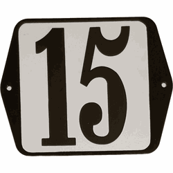 Huisnummer standaard nummer 15