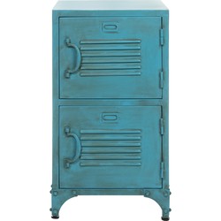 Rootsmann Lockerkast Blauw | Locker Met 2 Deuren