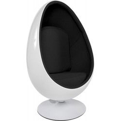 COCOON eierstoel 90x90x133 cm Wit