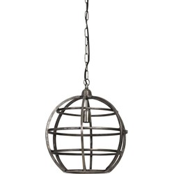 D - Light & Living - Hanglamp Suzy - 40x40x40 - Zilver